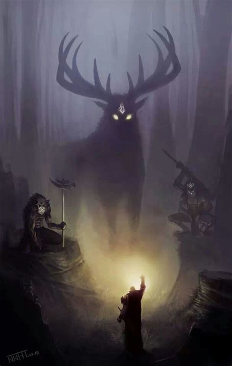 Forest Creatures Dark Fantasy Art Fantasy Art Fantasy Artwork