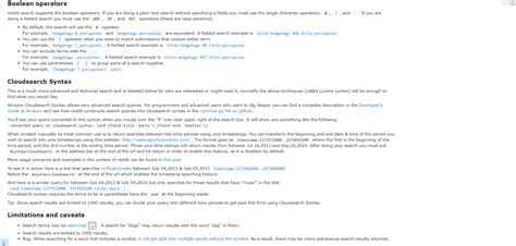 Reddits Cloudsearch Syntax No Longer Works To Search A Subreddit For