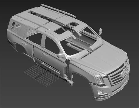 Stl File Cadillac Escalade 2017 Rc Body 🚚・3d Printing Idea To
