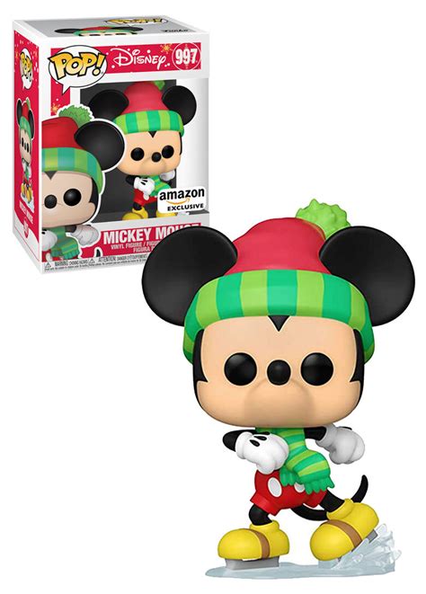 Funko Pop Disney Holiday 997 Mickey Mouse Ice Skating Limited