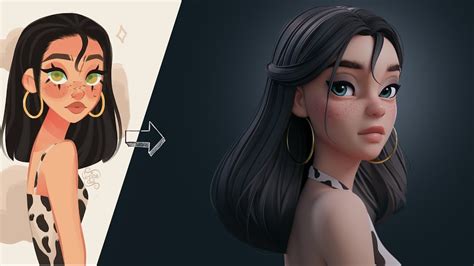 How To Disney In Blender And Zbrush Youtube