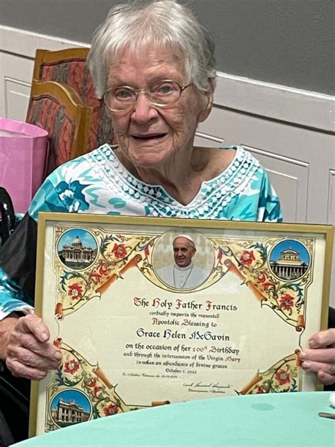 East Tn Woman Celebrates 100th Birthday Gets Papal Blessing From Pope