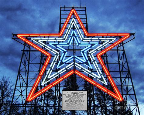 Roanoke Star Photograph By Brian Seckinger