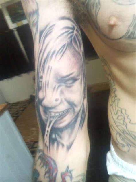 Some women want to express their feelings with tattoos and some. all shade work no outline tattoo