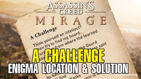 Assassin S Creed Mirage A Challenge Enigma Solution Guide
