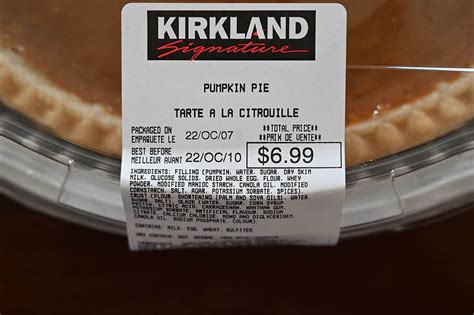 Costco Kirkland Signature Pumpkin Pie Review Costcuisine