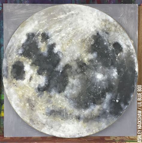 Diy Moon Painting How To Paint A Full Moon By Ashley Hackshaw