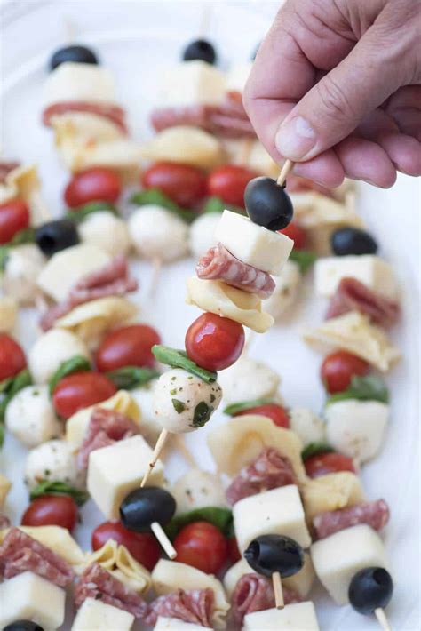 Antipasto Skewers An Easy Impressive Party Appetizer
