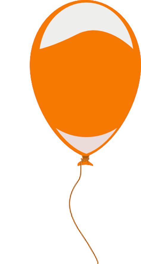 Orange Balloon Clipart Clipart Best