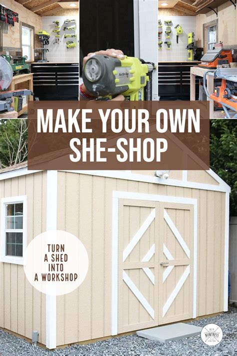 Shed Shop Series How To Build A Shed And Turn It Into A Workshop Diy