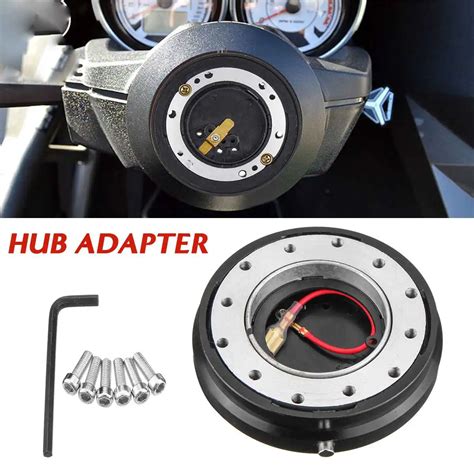 Universal Aluminium Car Steering Wheel Quick Release Hub Hubs Adapter