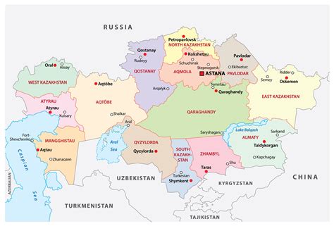 Kazakhstan Maps And Facts World Atlas