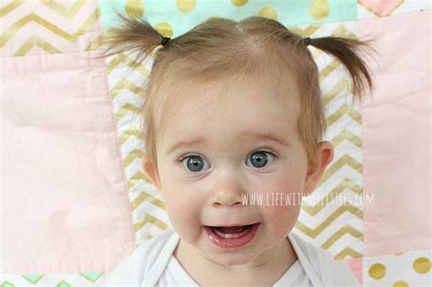 Your baby will look cute and gorgeous. Baby and Toddler Girl Hairstyles - Life With My Littles