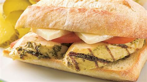 Sandwich Chaud Volaille Et Pesto Les Recettes De Caty