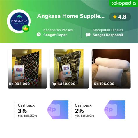 Toko Angkasa Home Supplies Online Produk Lengkap And Harga Terbaik