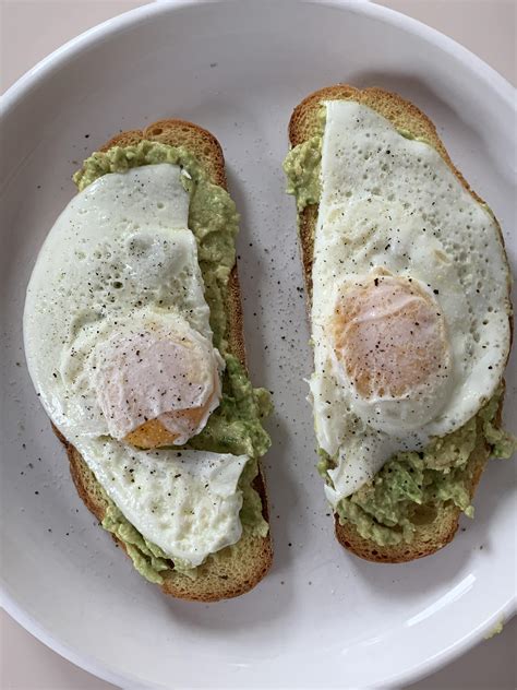 Morning Avocado Toast With Egg On Sourdough 🌞 Rhealthyfood