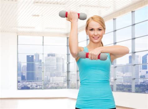 12417 Woman Biceps Dumbbells Stock Photos Free And Royalty Free Stock