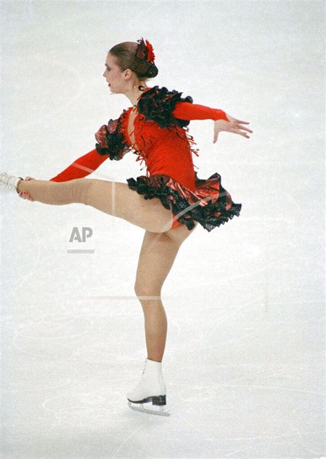 Katarina Witt Performing Her Free Skate During The Xv Winter Olympics In Calgary Canada In