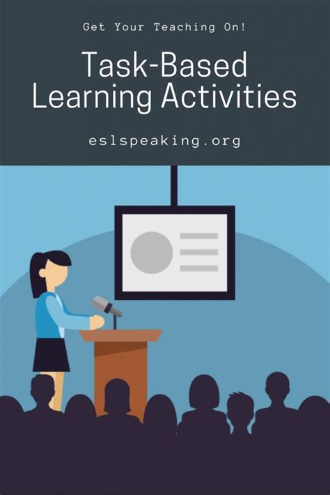 Task Based Learning Activities Task Based Language Teaching