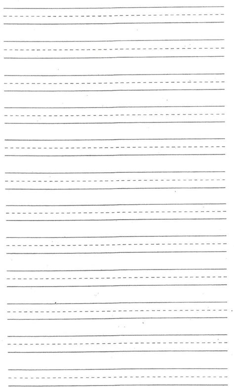Handwriting Template For Kids
