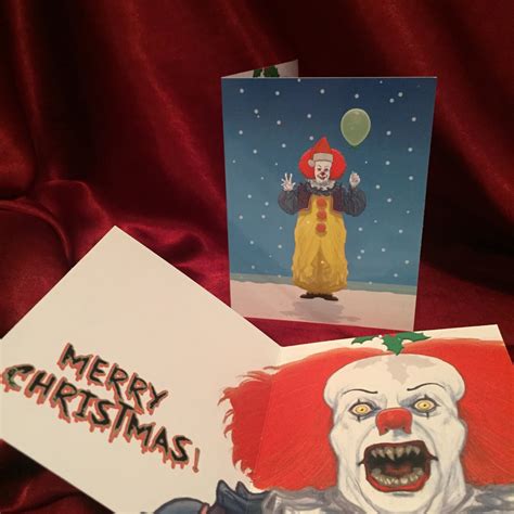 Pennywise It 1990 Christmas Card