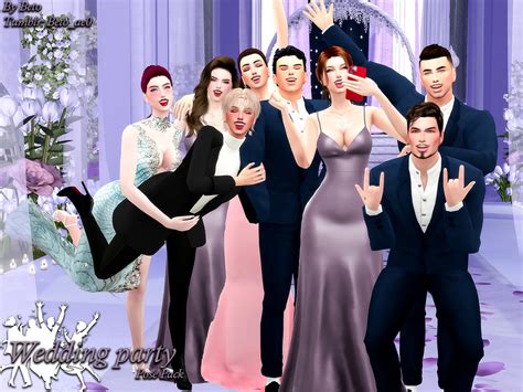 The Sims Resource Wedding Party Pose Pack