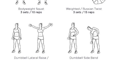 Full Body Toning Dumbbell Workout My Visual Workout Created At