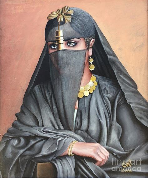 Bedouin Woman Egypt Painting By Janna Ali Zakovenko Pixels