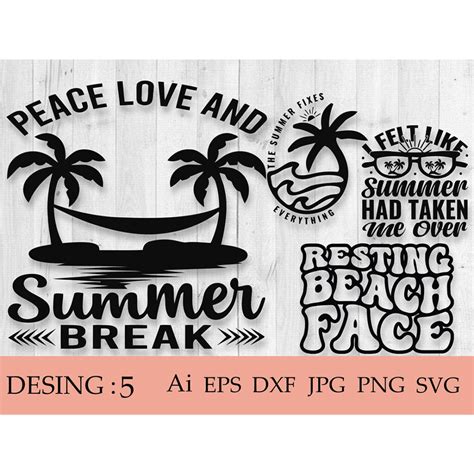 Life Is Better At The Beach Svg File Vector Printable Clipart Summer