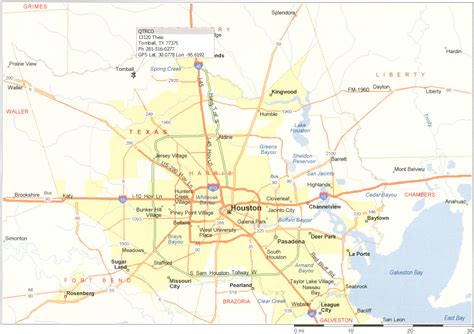 Houston Metropolitan Map Houston Tx Mappery