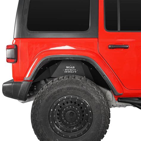 Front And Rear Inner Fender Liners For 2018 2020 Jeep Wrangler Jl