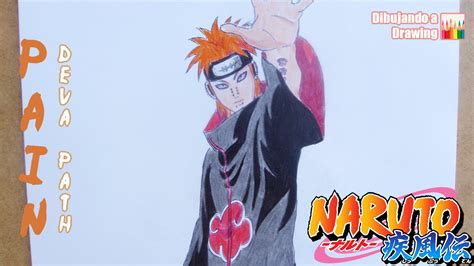 Como Dibujar A Pain Naruto Shippuden How To Draw Pain Deva Path