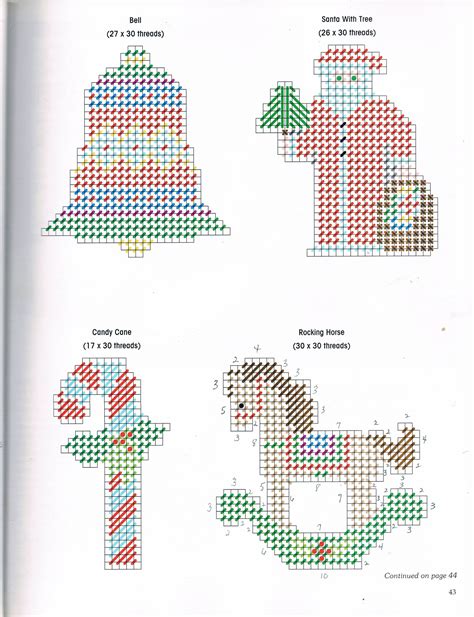 Free Printable Plastic Canvas Christmas Ornament Patterns