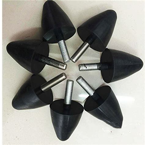 Customized Rubber Cap Metal Parts Nbr Fkm Silicone Rubber Pad