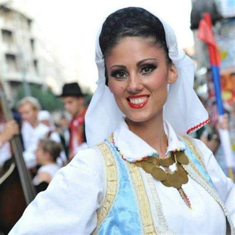 Serbian Traditional Dress From Gnjilane Kosovo Southern Serbia Kud Dimitrije Koturovic