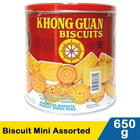Khong Guan Biscuit Mini Assorted Klg 650g Klikindomaret