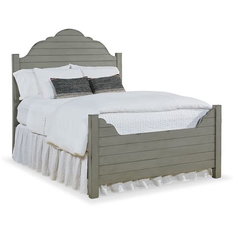 Bedroom Furniture Queen Shiplap Bed Dove Grey Magnolia Homes