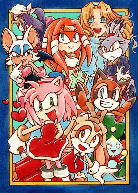 Sonic The Hedgehog Girls By Tiara C On Deviantart Sonic The Hedgehog Sonic Sonic Fan Art