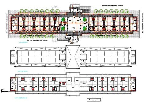 Dormitory Floor Plan With Plumbing Drawing Dwg File Cadbull