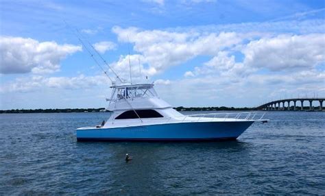 2003 Viking Yachts 52 Convertible Painted Boat For Sale 52 Foot 2003