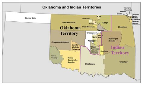 Oklahoma Territory Indian Territory Osage Nation Oklahoma History