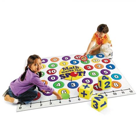 Math Mark The Spot Floor Game Numeracy From Early Years Resources Uk