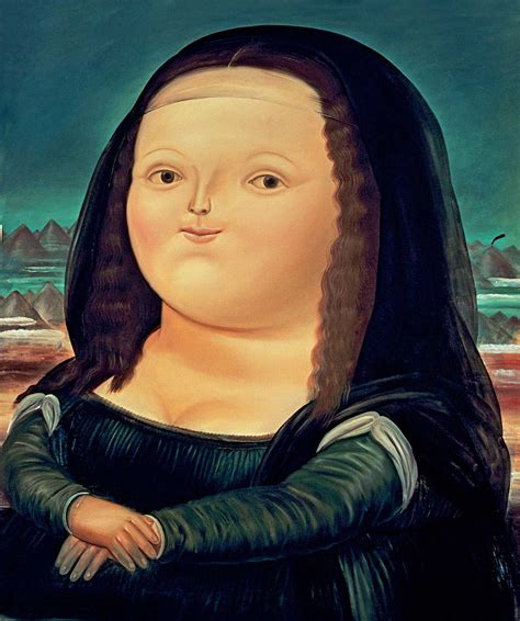 Fernando Botero Mona Lisa High Resolution Wallpaper