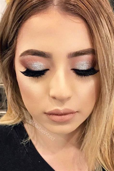 48 Smokey Eye Ideas And Looks To Steal From Celebrities Prom Makeup Looks Eye Makeup Silver