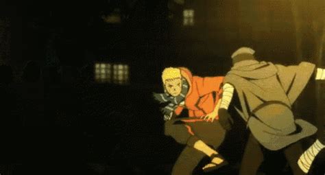 Naruto Fighting Momoshiki Gif