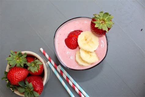 Healthy Strawberry Banana Milkshake Chocolate With Grace Healthy