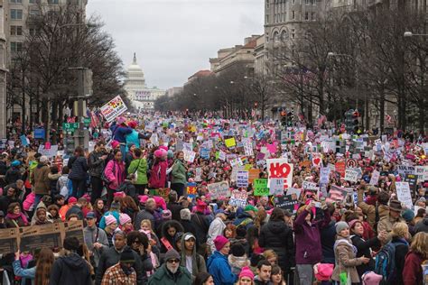 “womens” March White Feminism In Washington The Cord