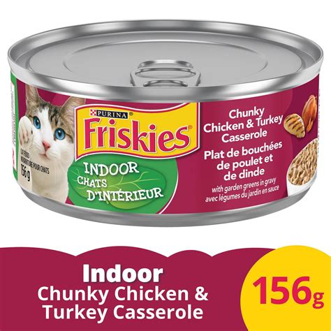 Which ingredients should not be a part of. Friskies Indoor Chunky Wet Cat Food; Chicken & Turkey ...