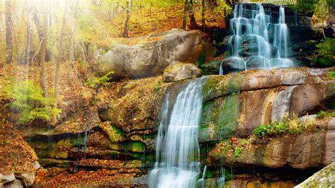 Waterfalls Autumn 4k Ultra Hd Wallpaper 3840x2160 Wallpaper 57 Of 90