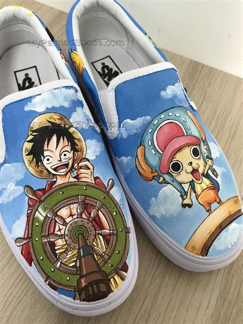 It was this revelation that brought about the grand age of pirates, men who dreamed of finding one piece (which promises an unlimited amount of riches and fame), and quite possibly the most coveted of titles for the. One Piece Vans Anime Vans Custom Vans Hand Painted Shoes